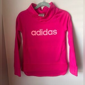 Adidas Kids Bright Pink Hoodie